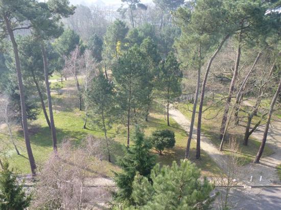 Vue plongeante sur le parc